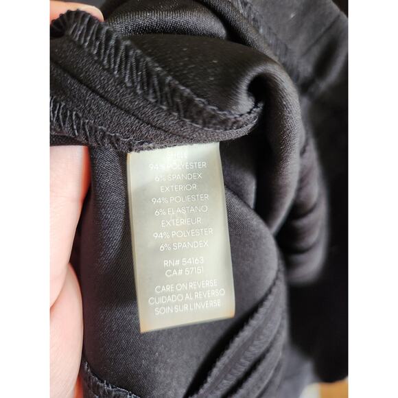 Calvin Klein Women's Sheath Sleeveless Deep V-Neck Dress 8 - Picture 4 of 7